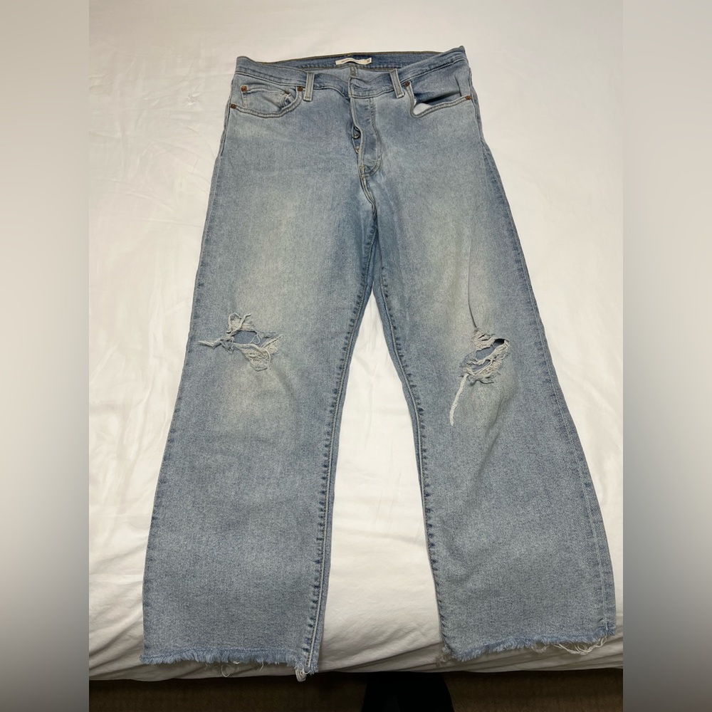 Levi Ribcage straight jeans
